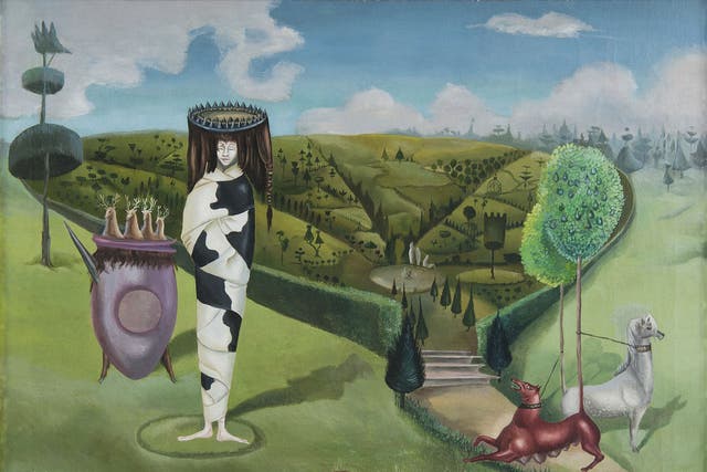 Carrington's 'Green Tea' (also known as 'La Dame Ovale'), 1942, the year she arrived in Mexico