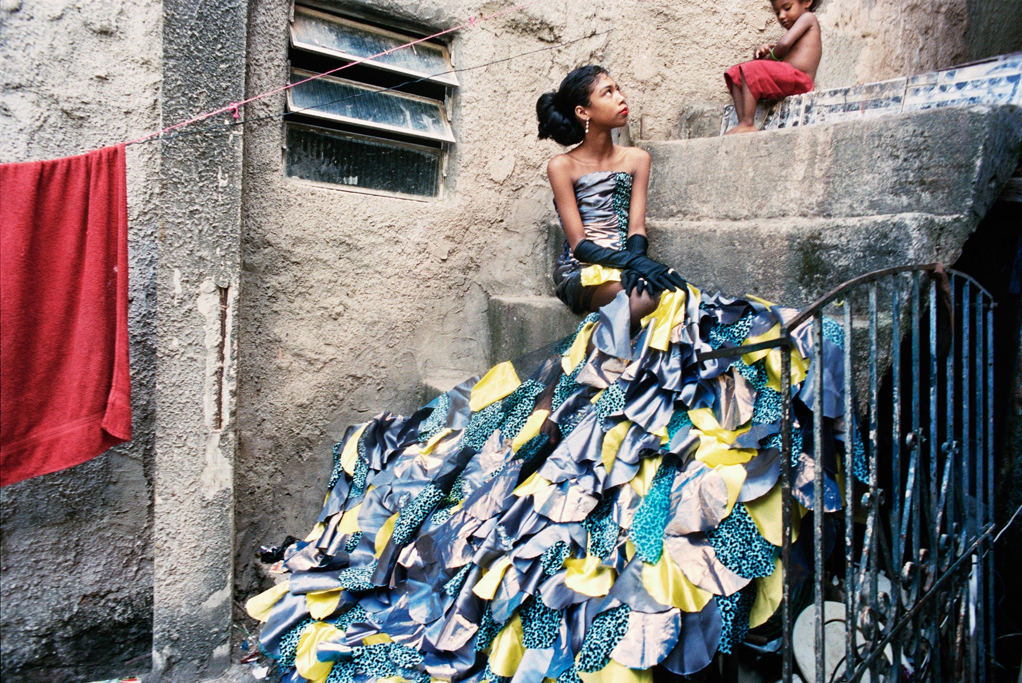 'The Hollywood Star': Milena, 12 years old, photographed in the favela of Rocinha, 2012