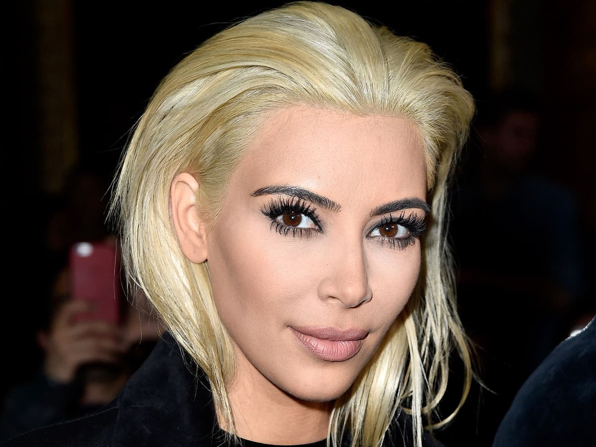Kim Kardashians Dyed Blonde Hair Breaks The Internet The Independent 1229