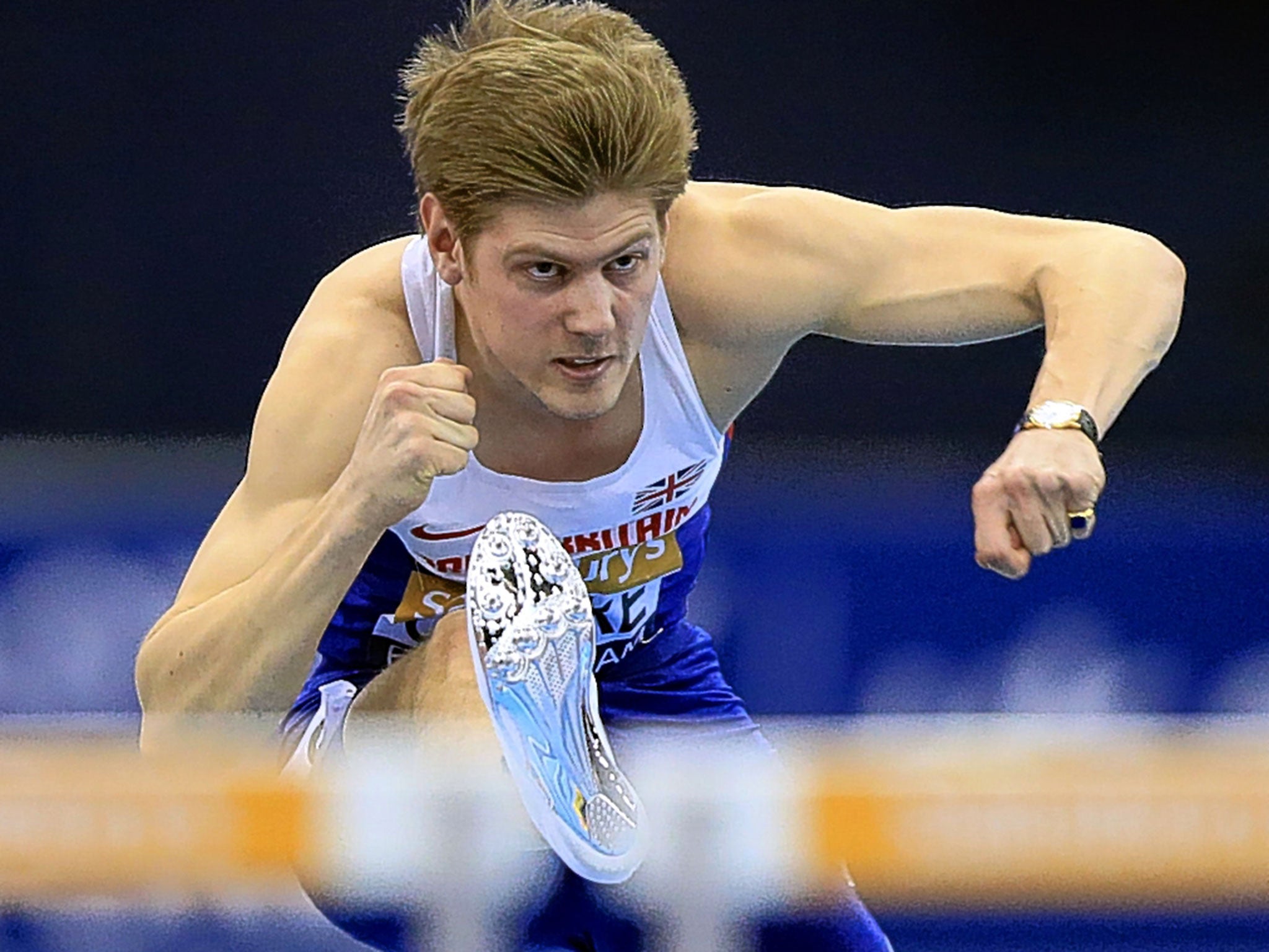 Lawrence Clarke hopes his French rivals ‘put pressure on each other’ at the European Indoors