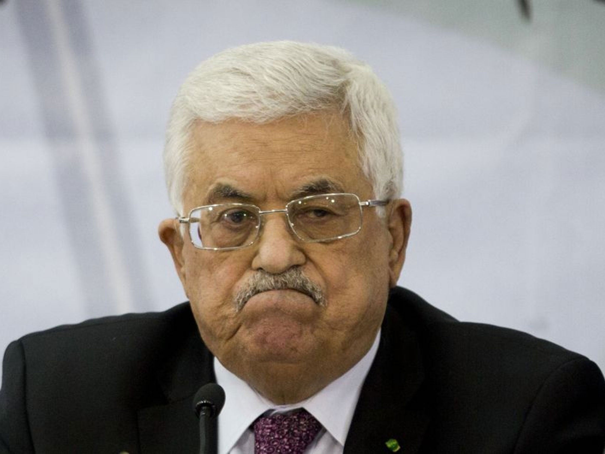 Palestinian President Mahmoud Abbas said refugees are 'paying the price' of war in Syria