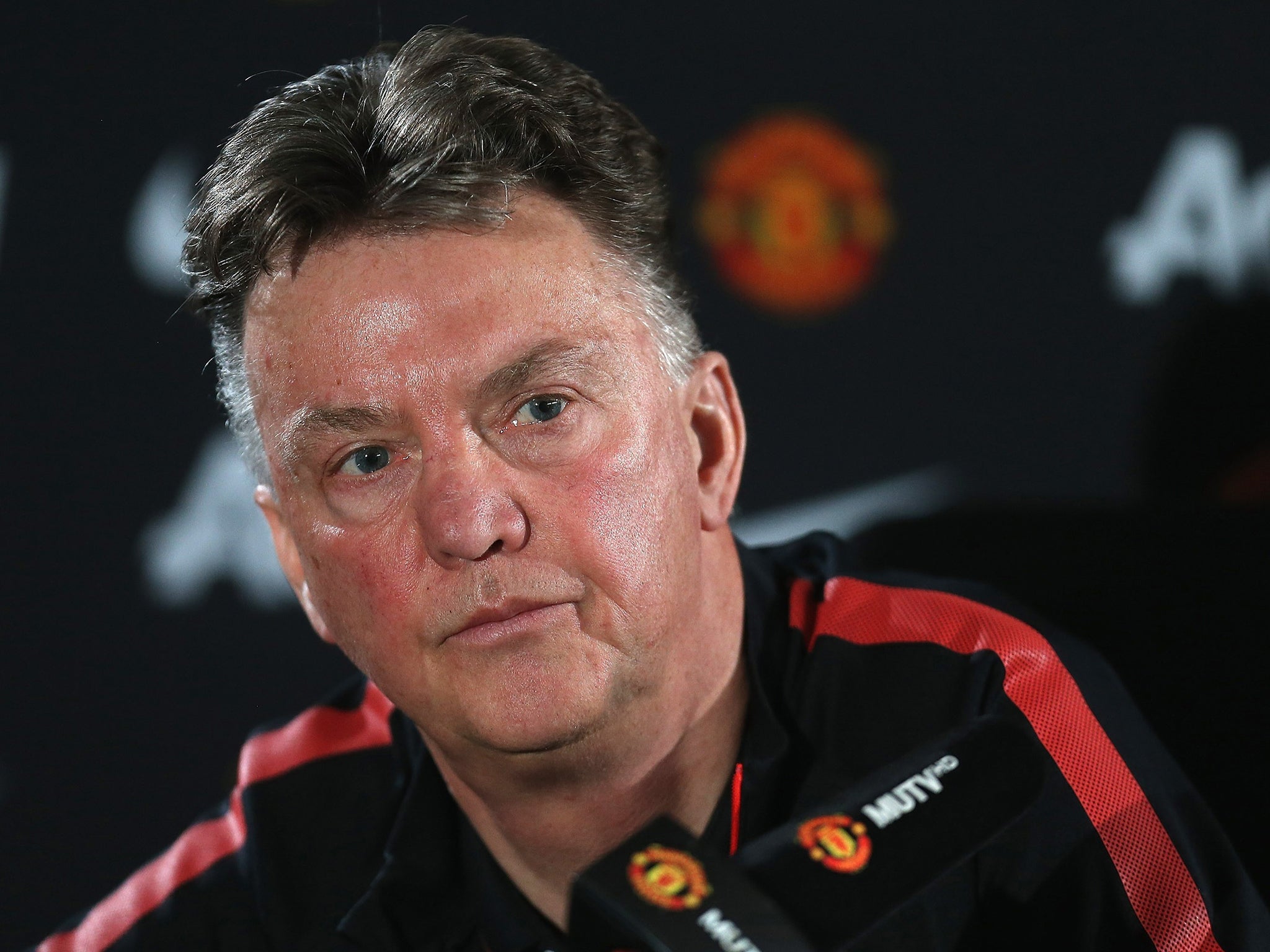 Louis van Gaal's Manchester United take on Arsenal on Monday