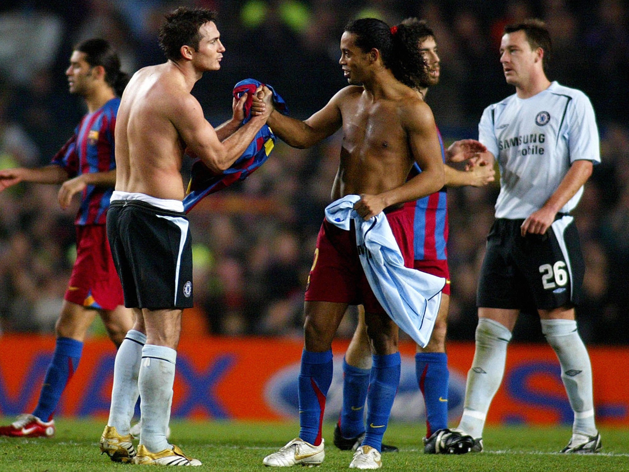 Ronaldinho dream XI: John Terry, Frank Lampard and Claude Makelele