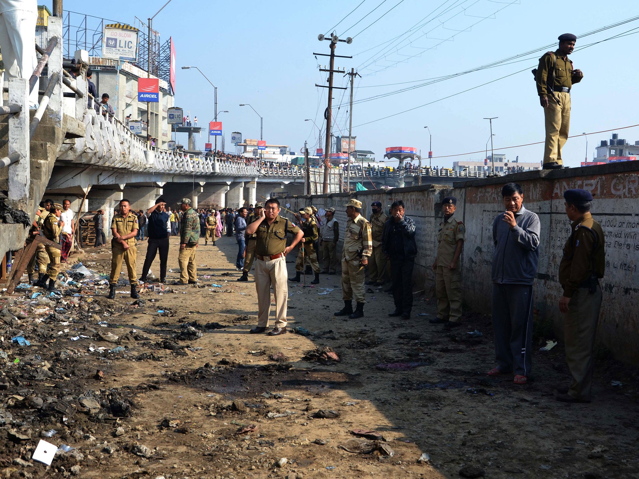 Dimapur, in India's far north-eastern corner, has been the frequent site of violence and unrest including this bomb blast ahead of elections in 2013