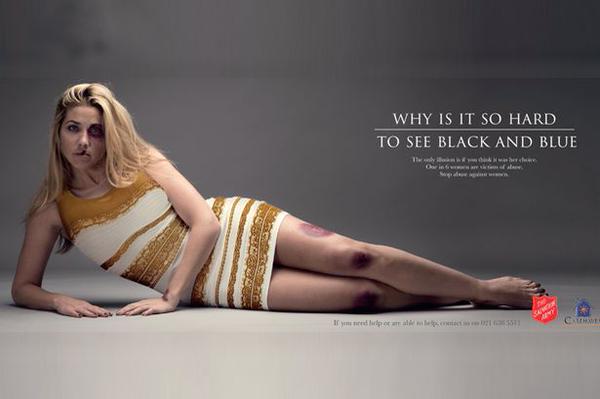 The image released by the Salvation Army, using 'The Dress'