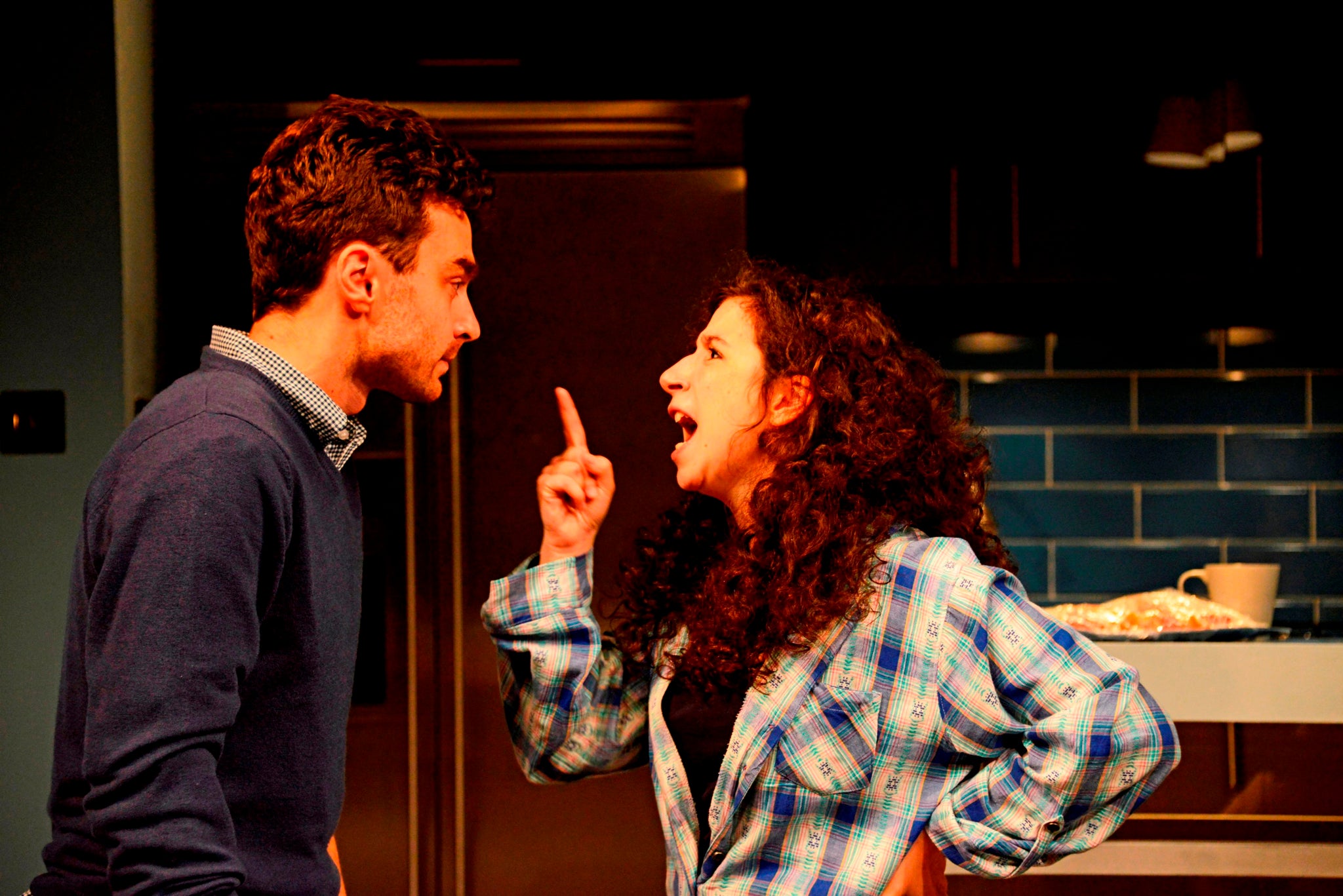 Jenna Augen and Ilan Goodman in 'Bad Jews'