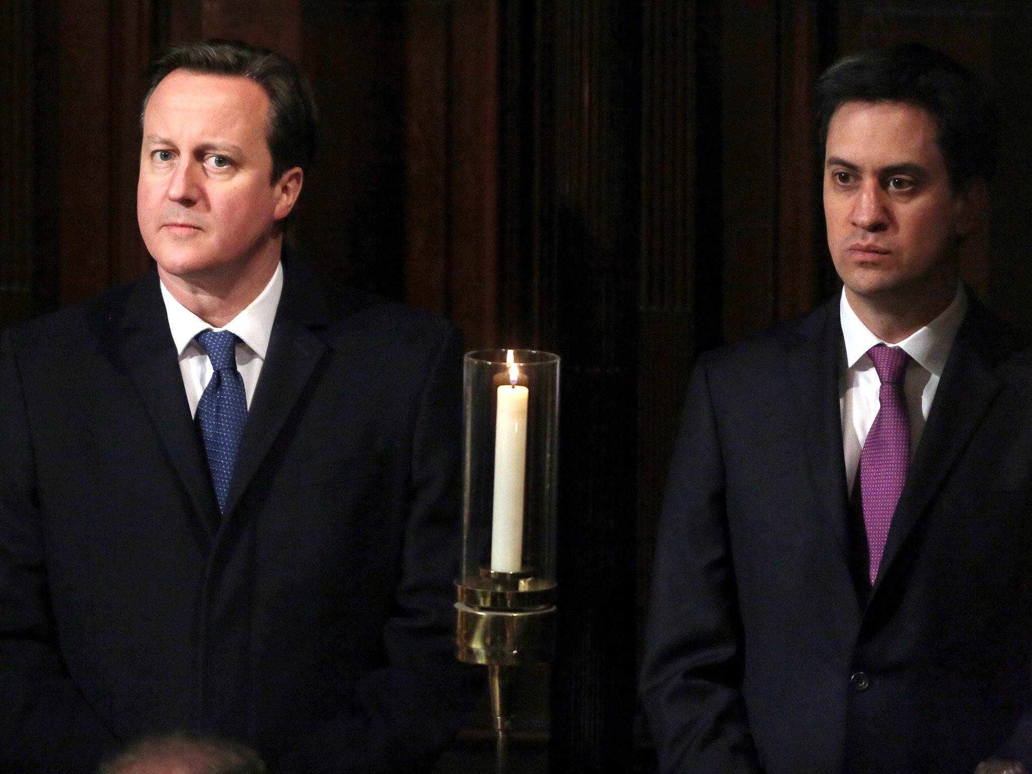 David Cameron and Ed Miliband's parties are neck and neck in the polls