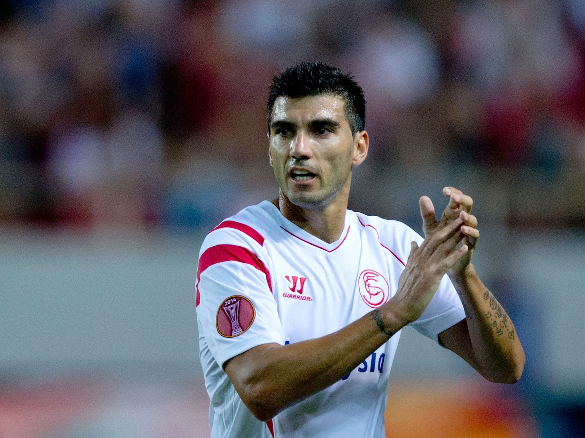 What dubious distinction is shared by Kevin Moran, Jose Antonio Reyes (pictured), and Pablo Zabaleta and no one else?