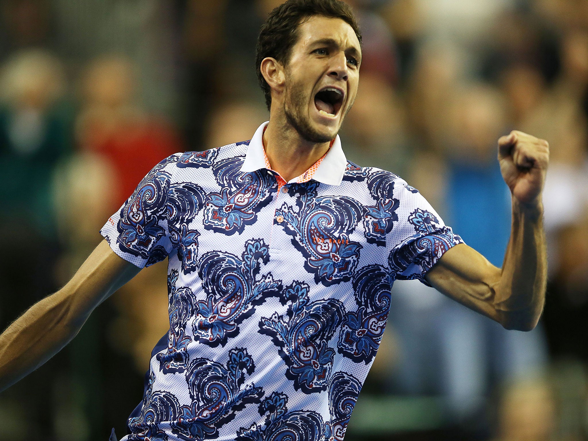 James Ward enjoyed an epic victory over John Isner (Getty)