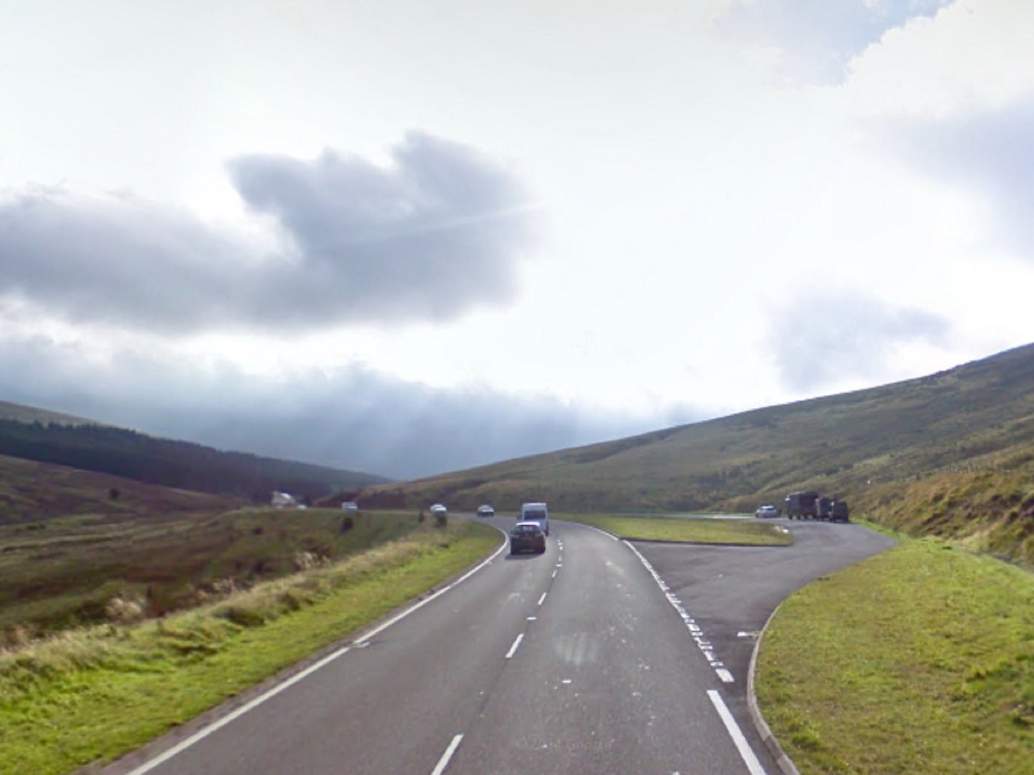 The fatal accident happened on the A470 in Wales