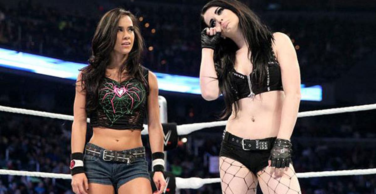 Wwe Aj Lee Fucking Vidios - WWE WrestleMania 31: Paige excited by 'freak and the geek' partnership with AJ  Lee but remains wary of her former rival | The Independent | The Independent