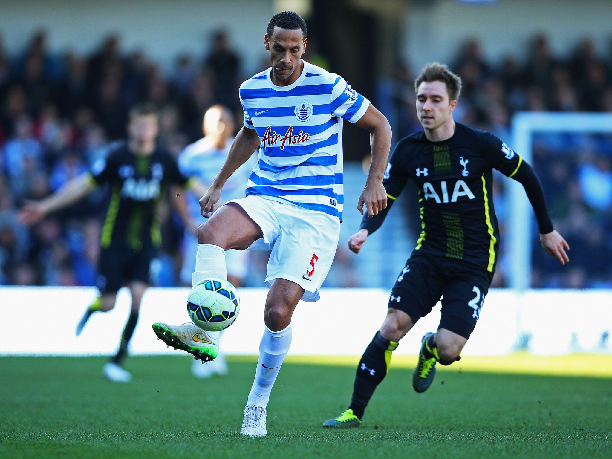 Eriksen hit the post in the second half