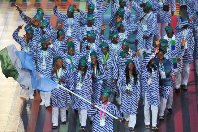 Jimmy Thoronka was one of Sierra Leone's top athletes at the Commonwealth Games