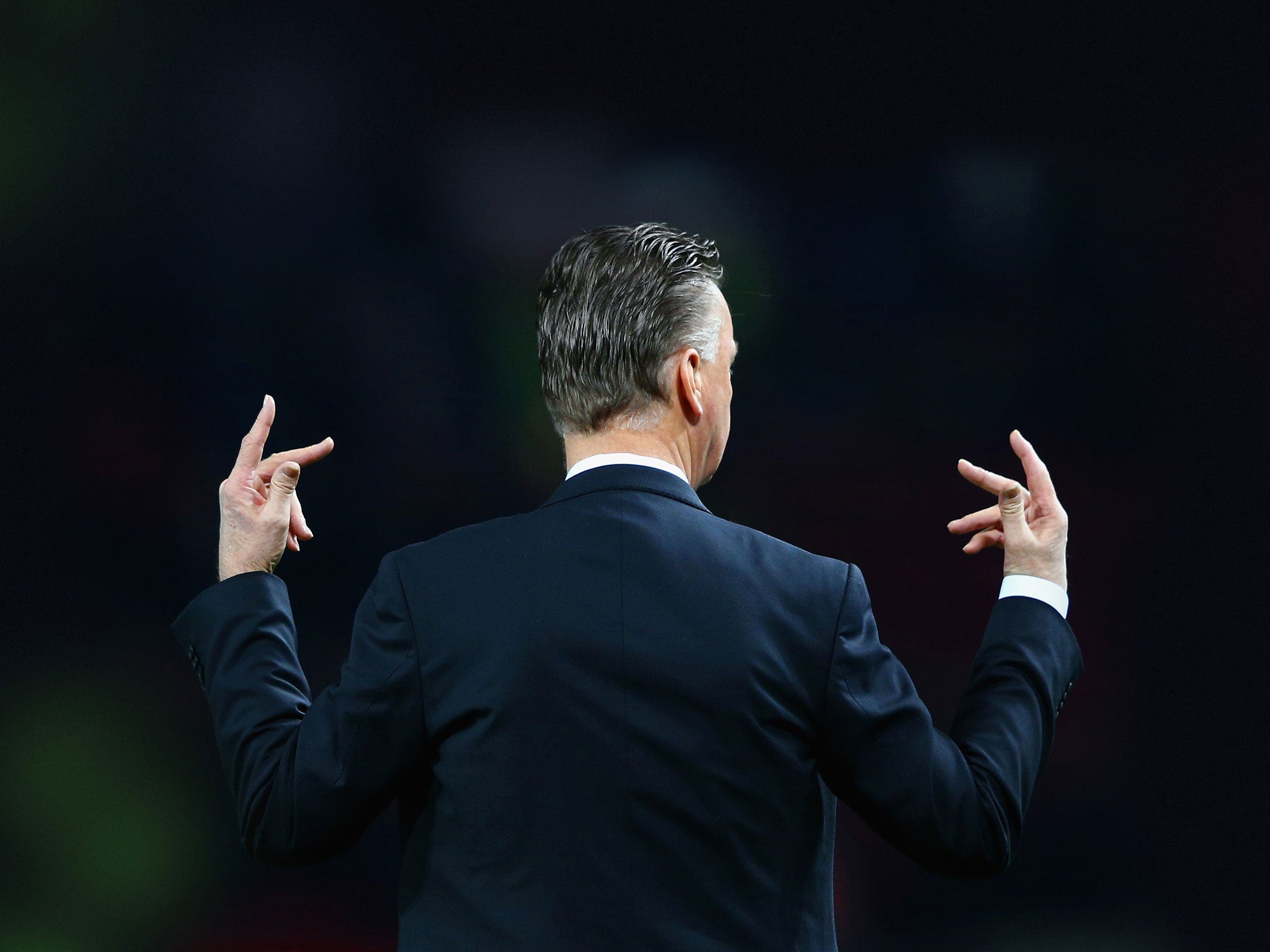 ‘I am always a fact man,’ says Louis van Gaal. ‘Facts are what count, not what you are saying’
