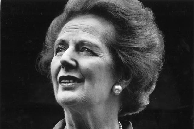 Margaret Thatcher resigning in June 1991