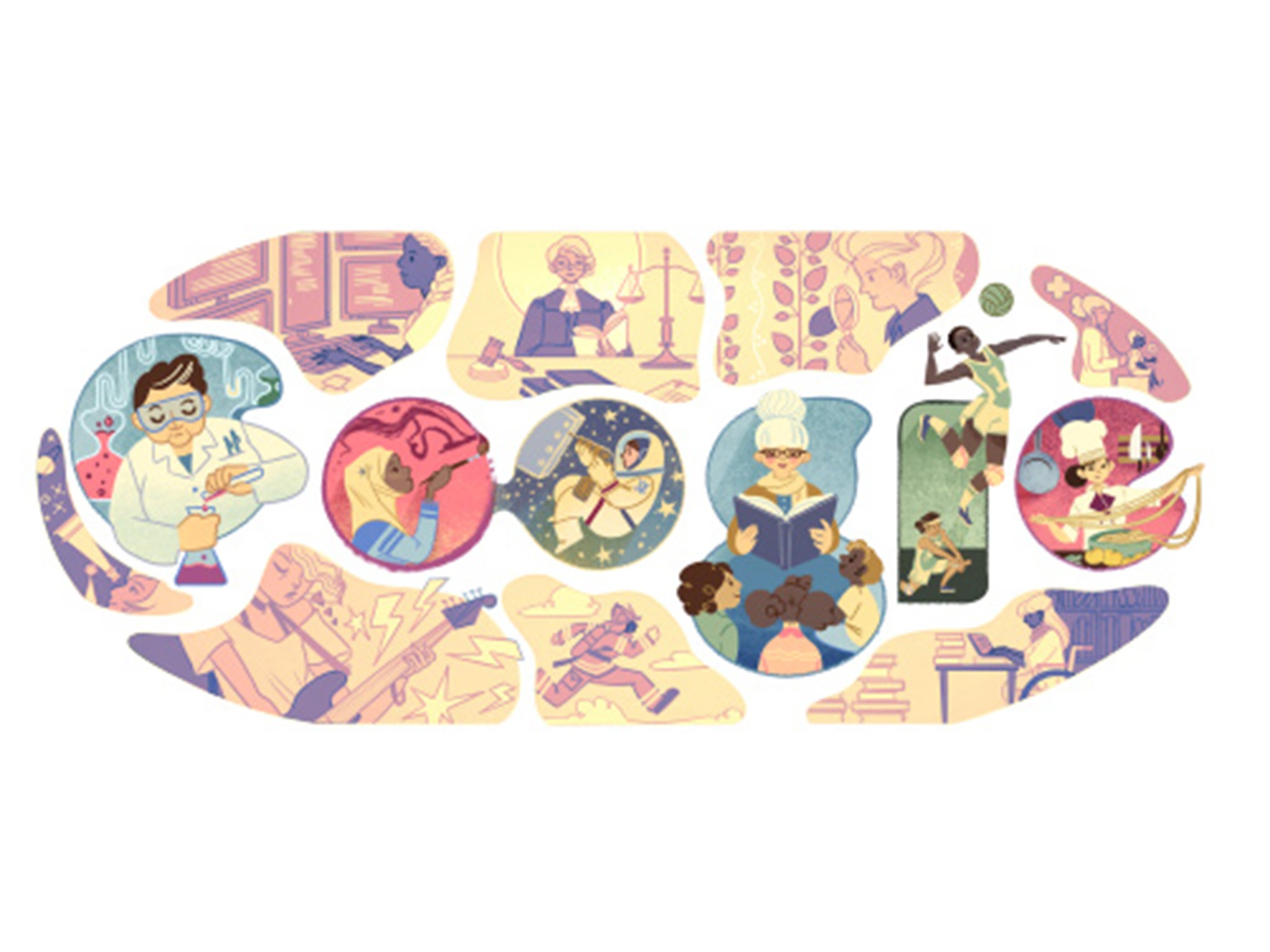 International Womens Day 2015 Google Doodle 
