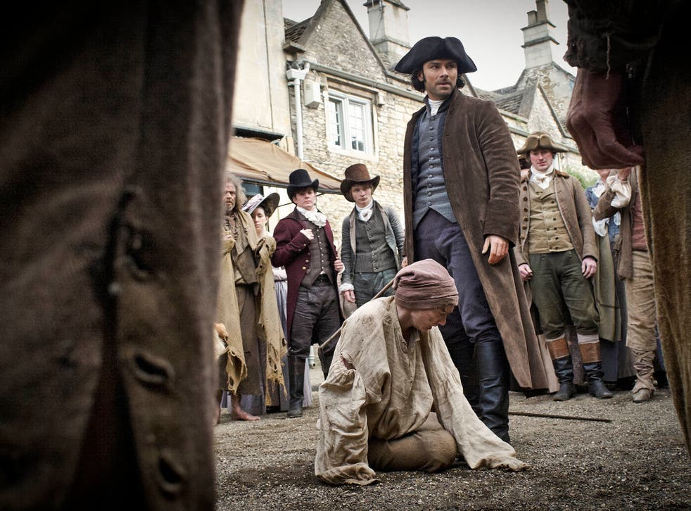 Breeches of the peace: Eleanor Tomlinson and Aidan Turner in Poldark