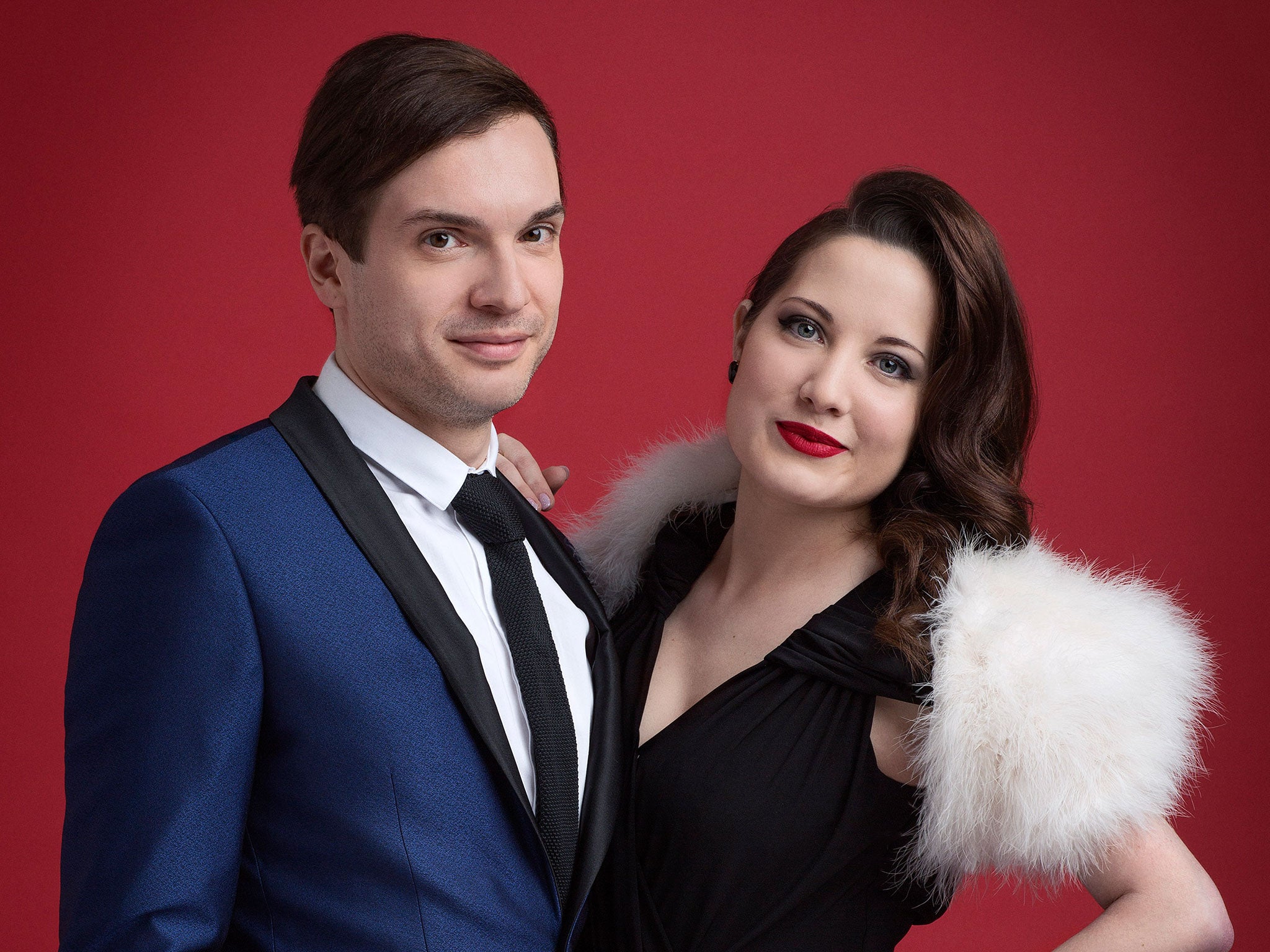 Alex Larke and Bianca Nicholas of Electro Velvet, the UK’s entrants for this year’s Eurovision contest