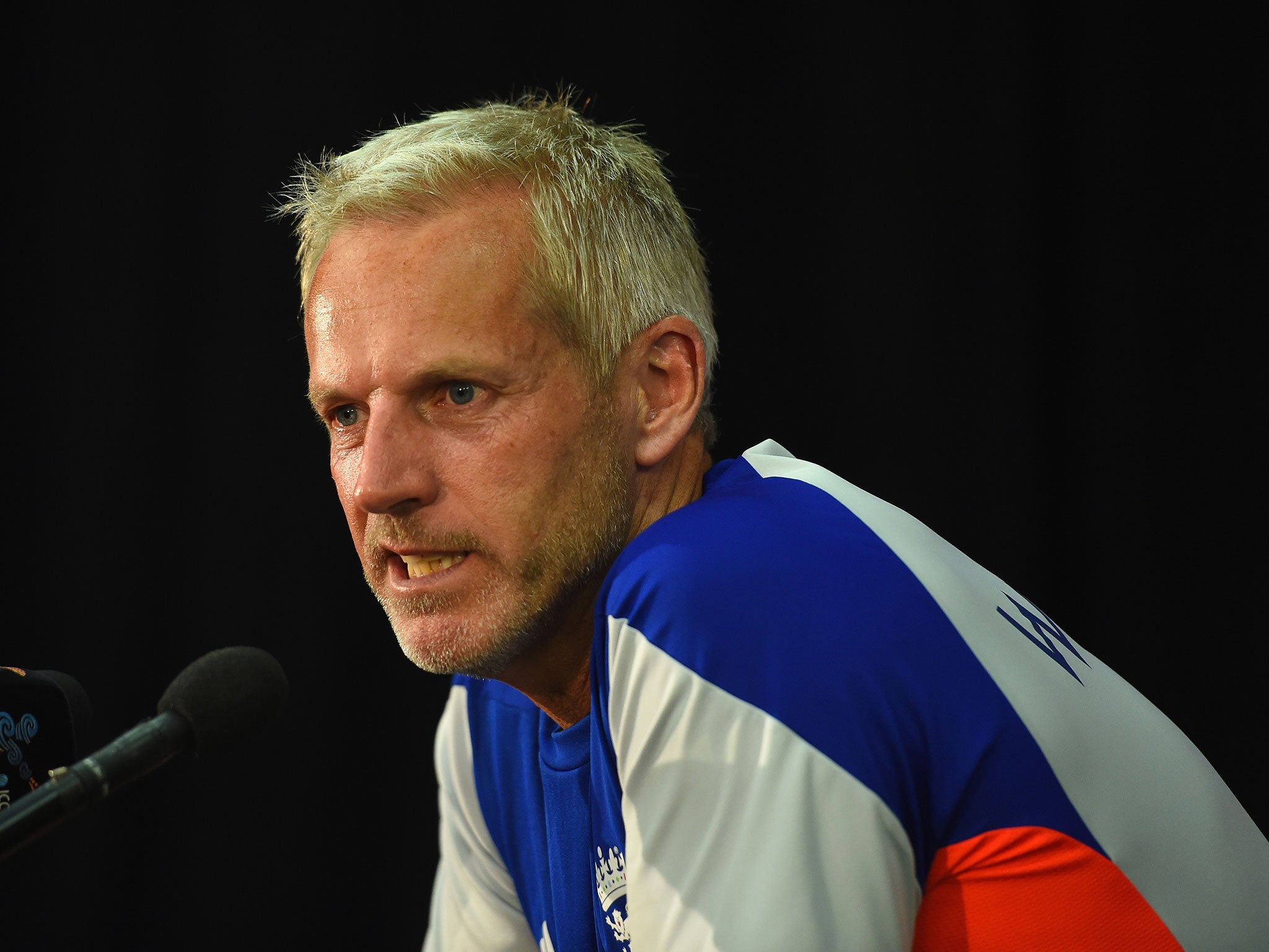 England head coach Peter Moores has not been shown in a positive light