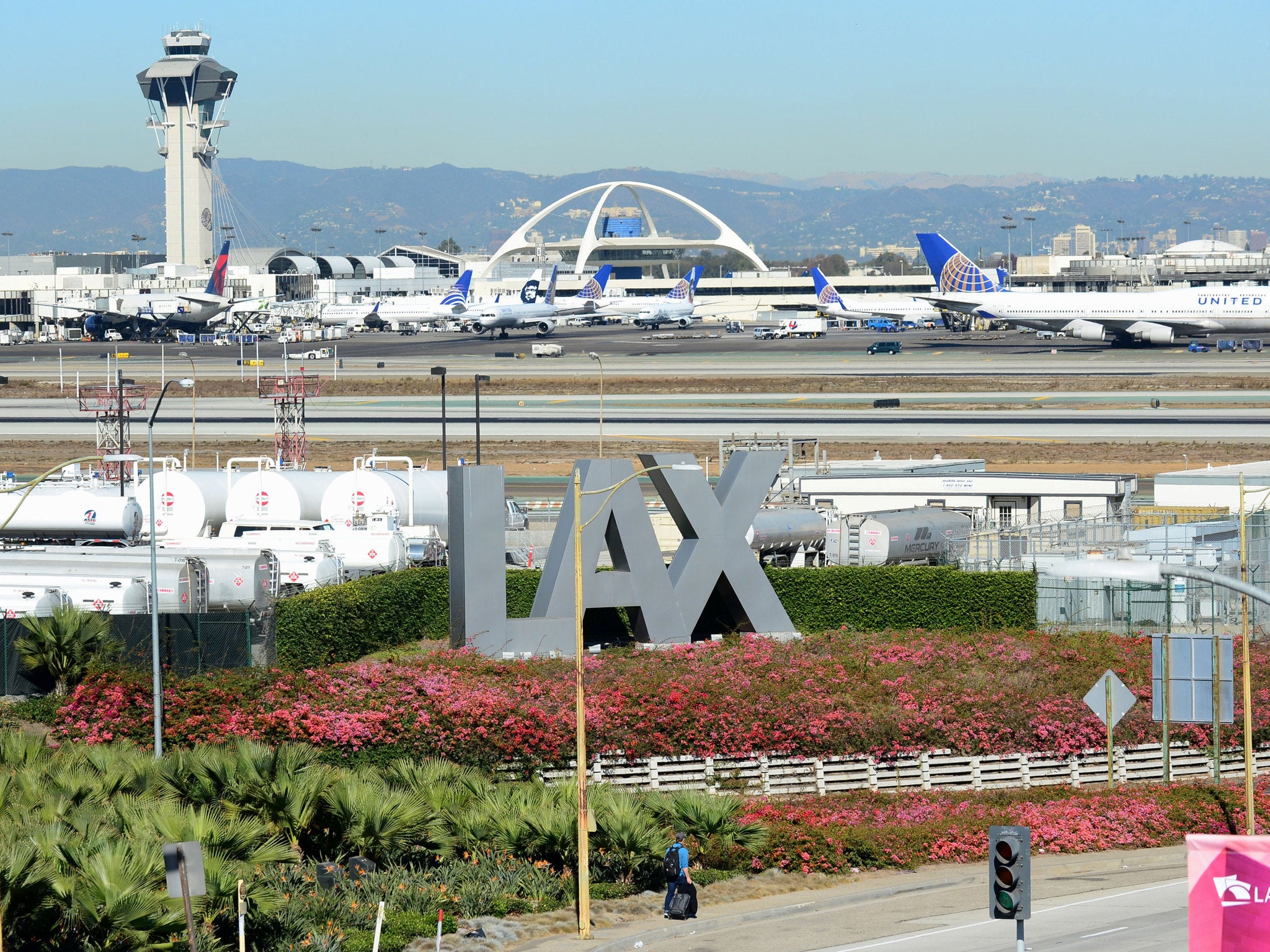 70 million passengers pass through Los Angeles airport annually