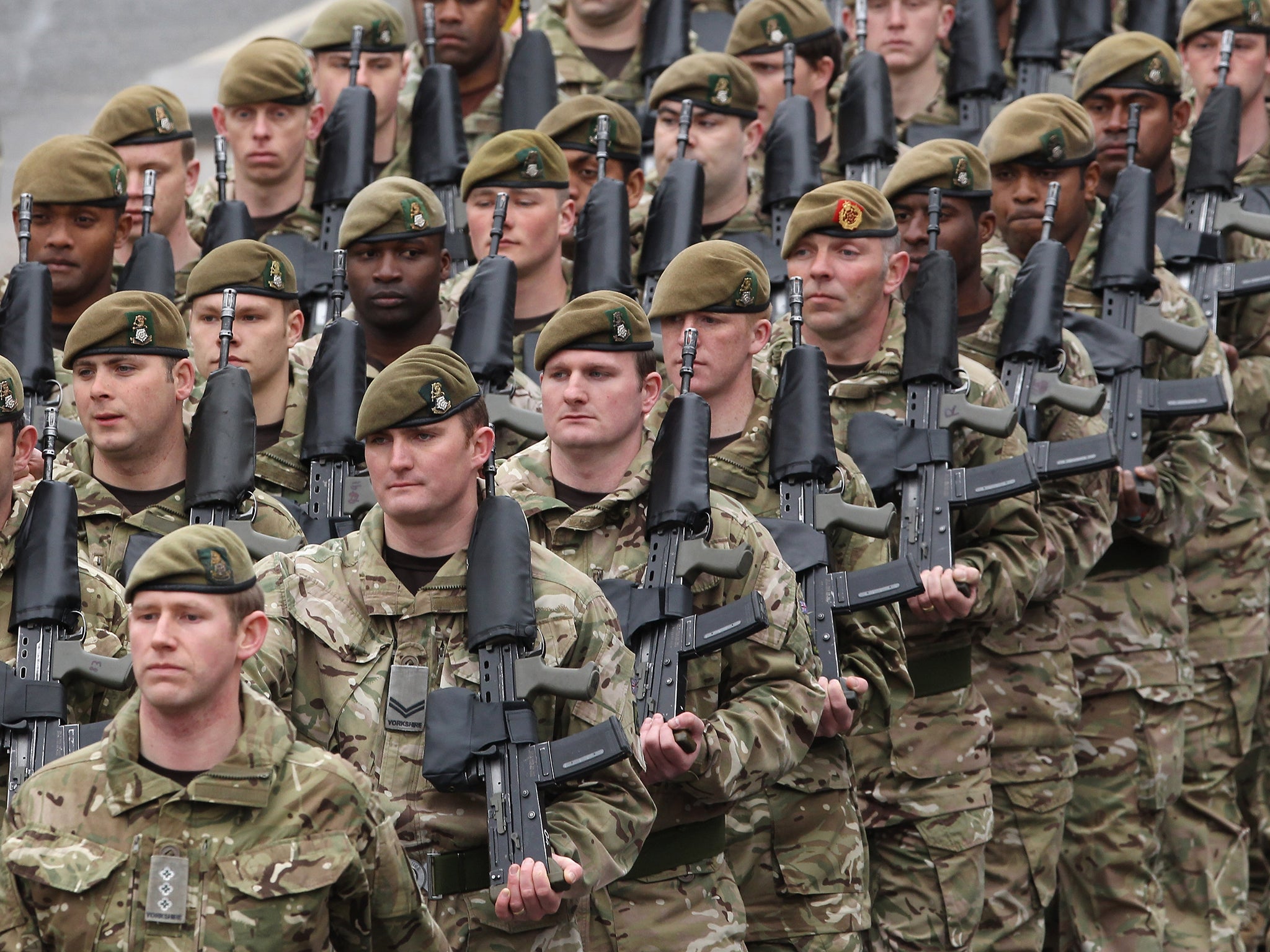 A report last year warned that army, navy and RAF recruitment was falling below target