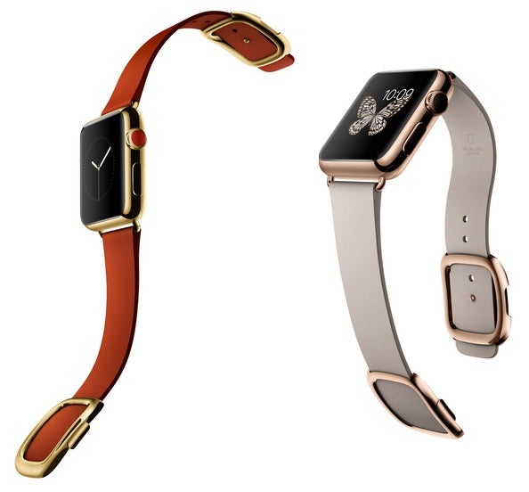 The Apple watch has 10 different watch faces, all highly customisable, down to different coloured second hands