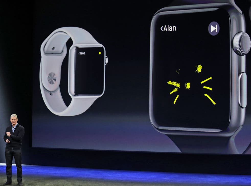 Apple CEO Tim Cook was enthusiastic and excited at the Apple Watch launch in San Francisco