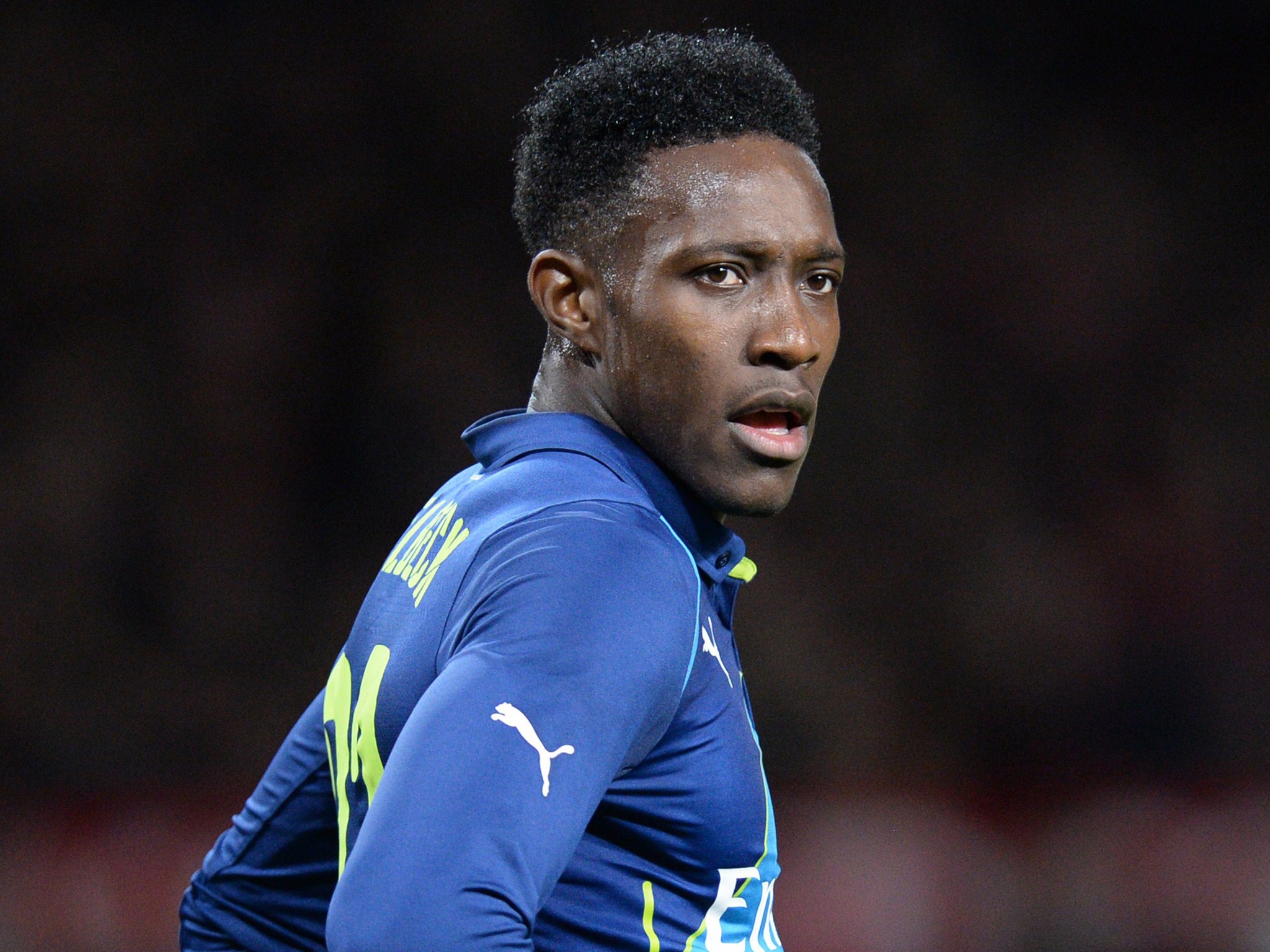 Danny Welbeck has a chance of returning against Manchester United