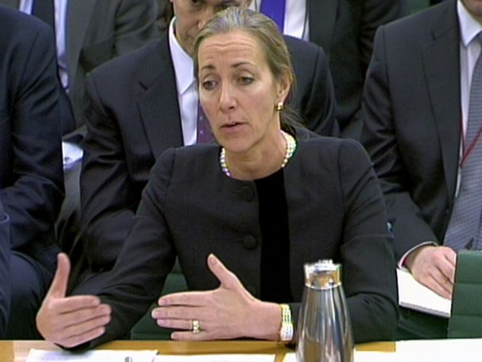 Chair of the BBC Trust and HSBC non-executive director Rona Fairhead gave evidence in front of the Commons Public Accounts Committee on Monday