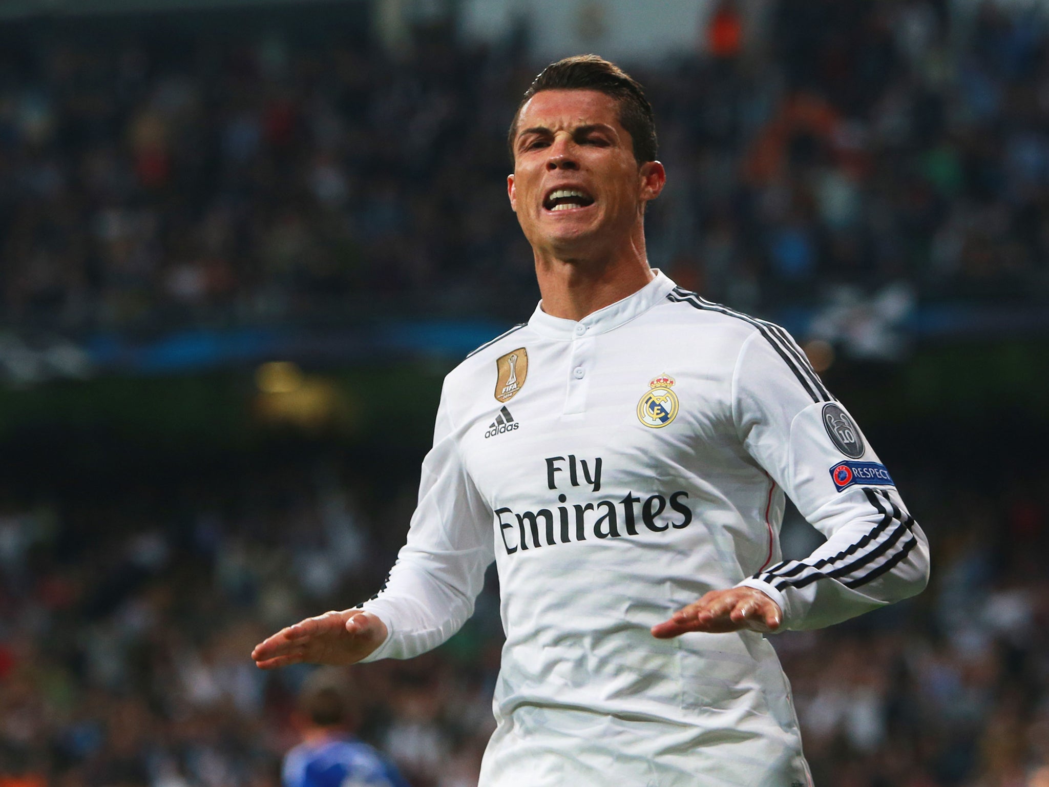 Cristiano Ronaldo celebrates one of his goals