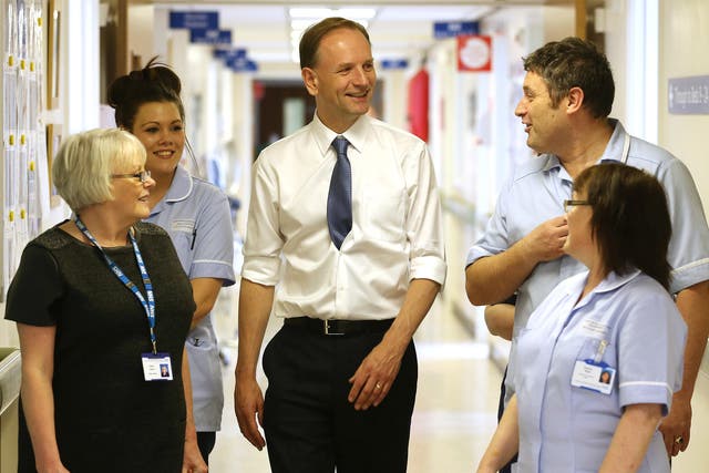 NHS England chief executive Simon Stevens visits Consett Medical Centre in County Durham