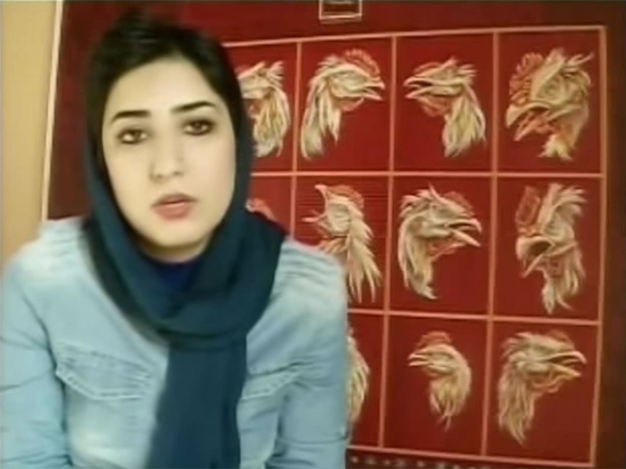 The artist and activist Atena Farghadani, 26, has been jailed over her protests against the new laws, Amnesty said