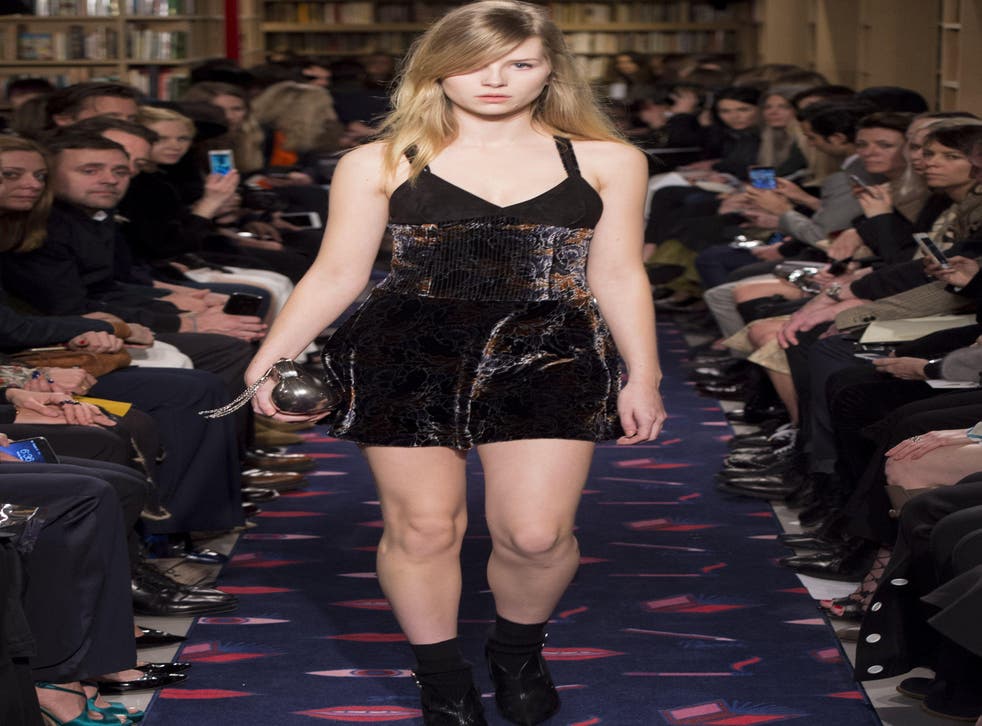 Moss' little sister Lottie makes catwalk debut at Paris Fashion | The Independent | The