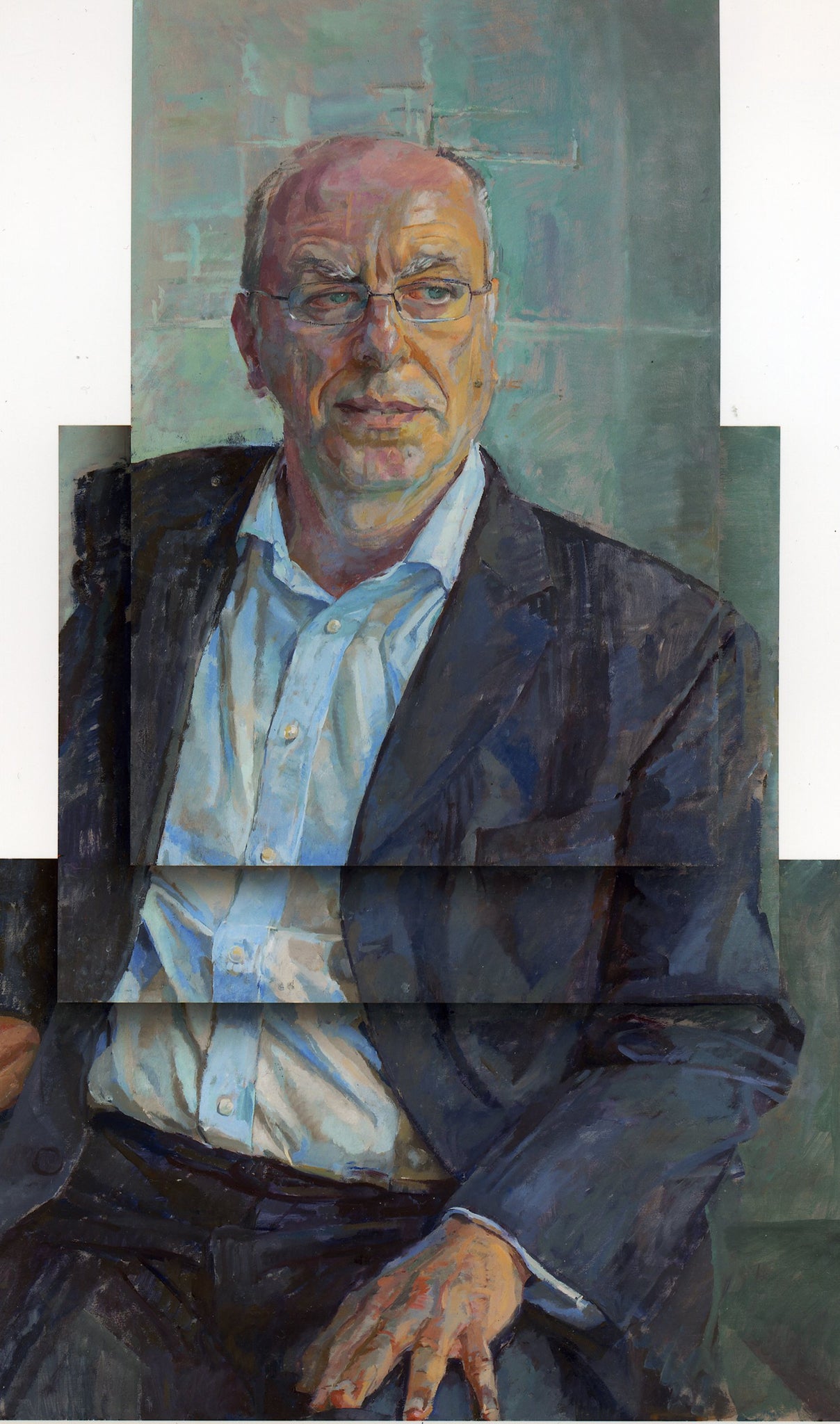 Daphne Todd's portrait of David Lister
