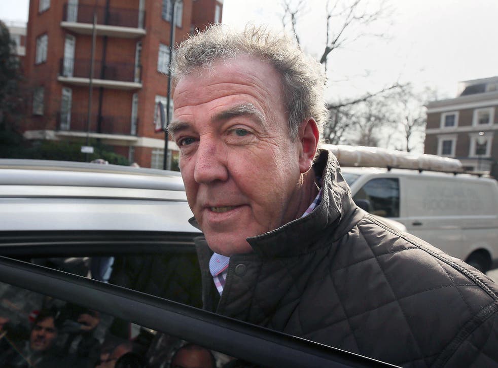 Jeremy Clarkson leaves his home in London