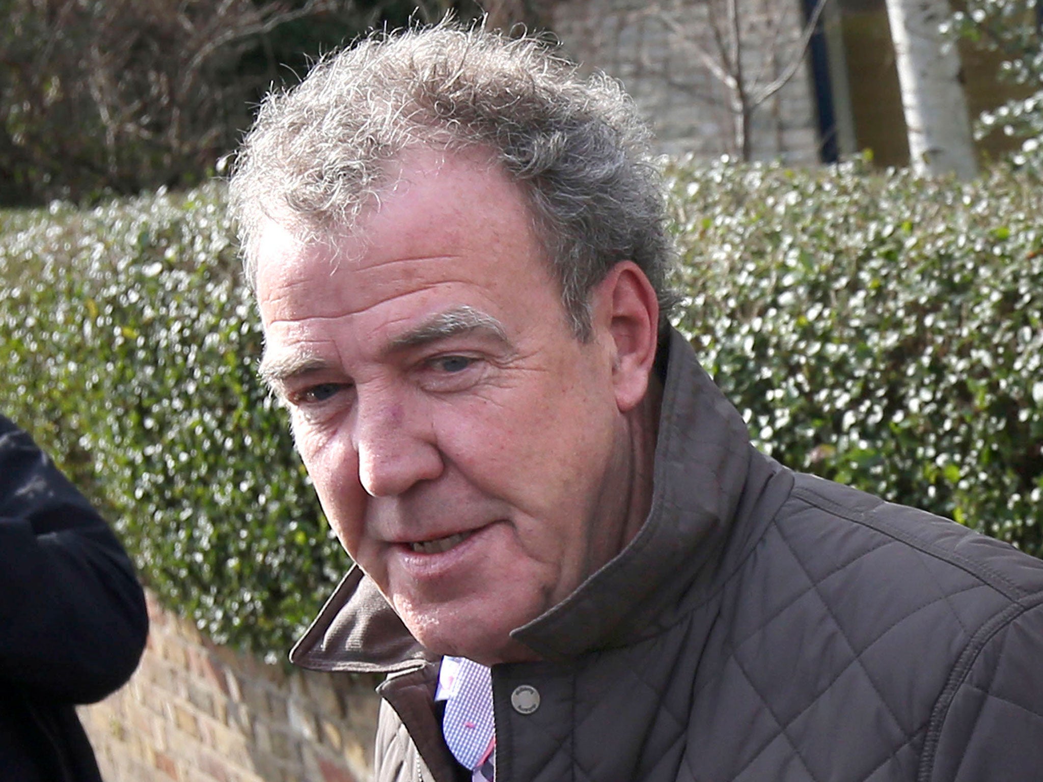Jeremy Clarkson leaves his home in London