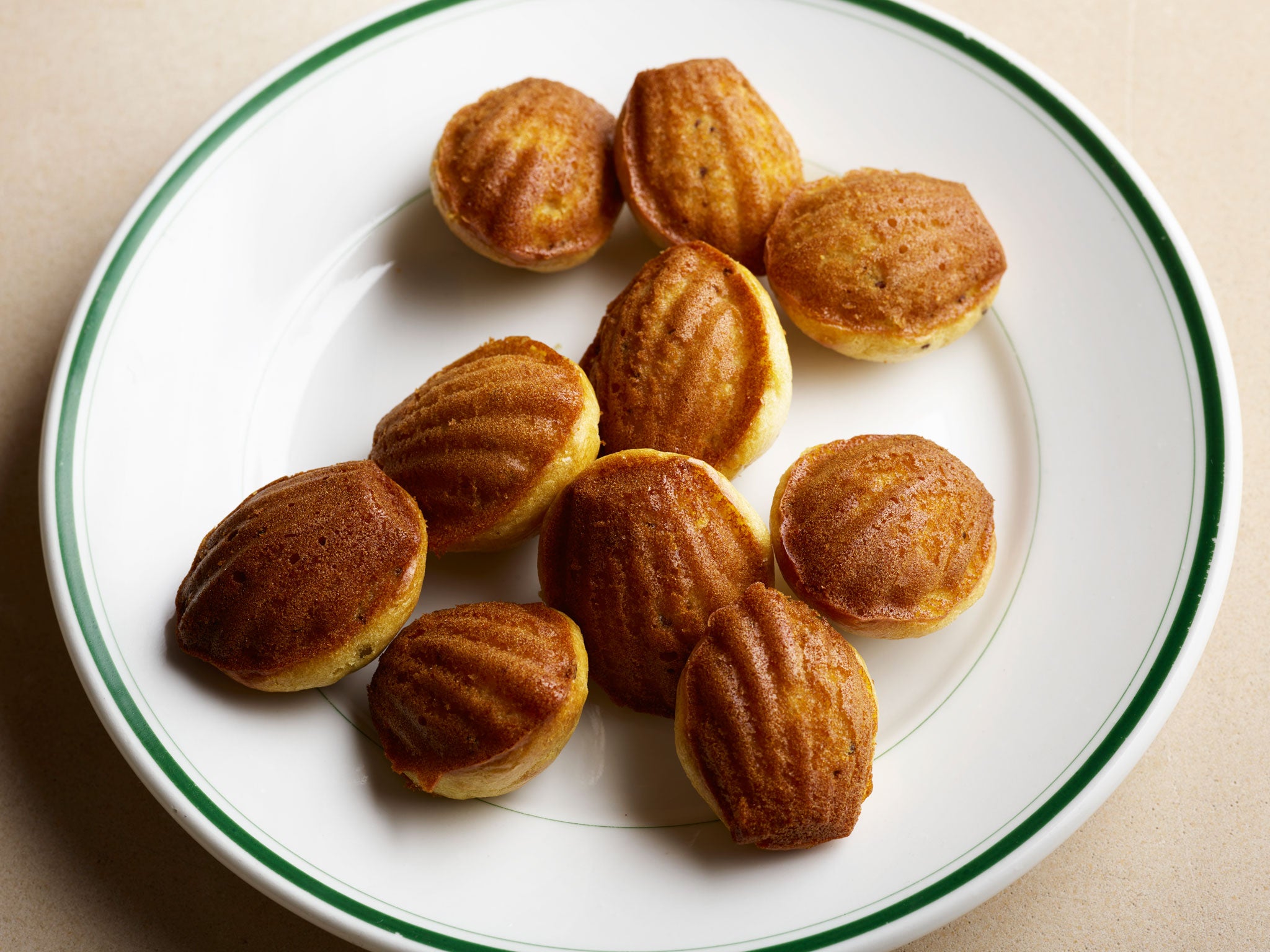 Spelt cheese and onion seed madeleines are great little savoury snacks