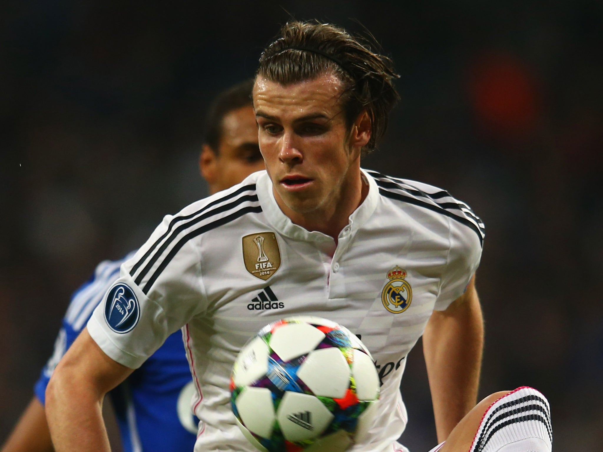 Gareth Bale in action against Schalke