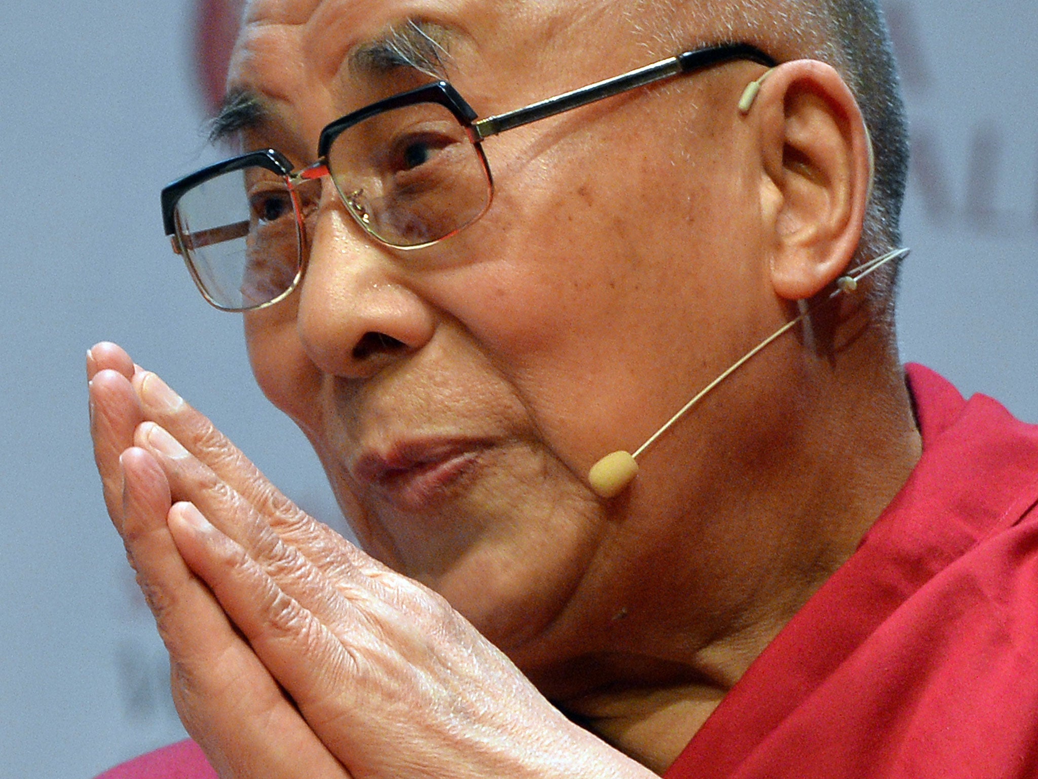 The Tibetan spiritual leader the Dalai Lama