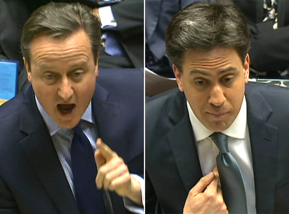 David Cameron and Ed Miliband clashed in the Commons at PMQs on Wednesday