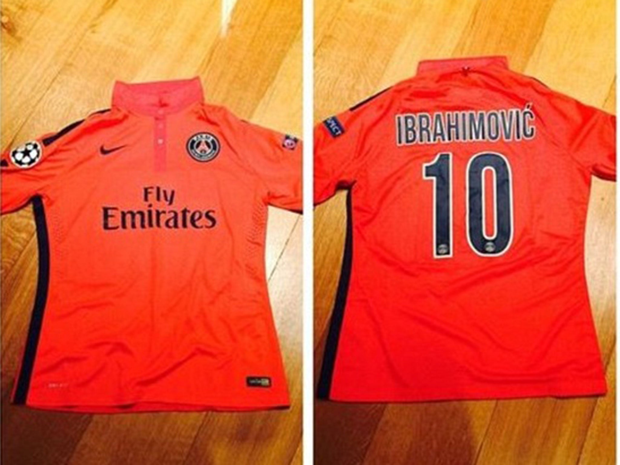 Brooklyn Beckham went home with Zlatan Ibrahimovic's shirt