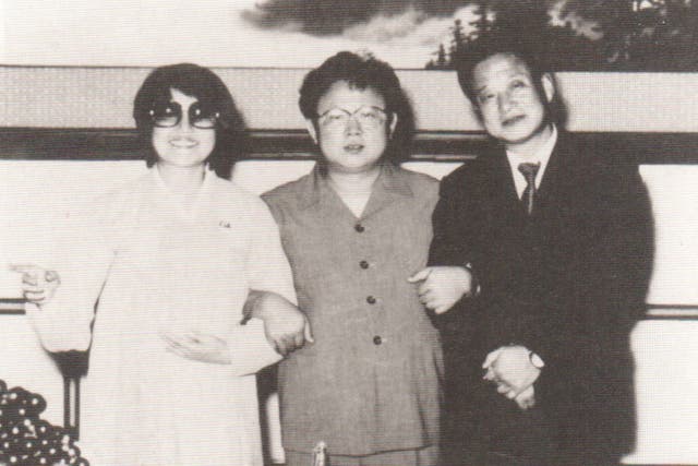 Captive audience: the actress Choi Eun-Hee, Kim Jong-Il and the director Shin Sang-Ok in 1983