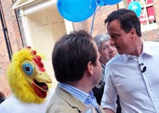 Cameron is 'still a chicken' to turn down Miliband debate
