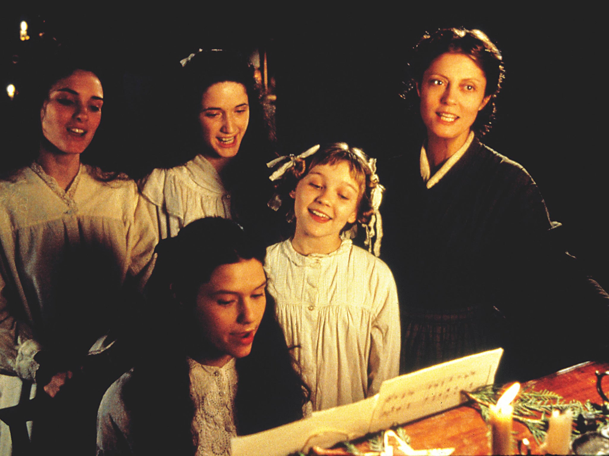 Susan Sarandon, right, as Mrs March aka Marmee in the 1994 film of ‘Little Women’
