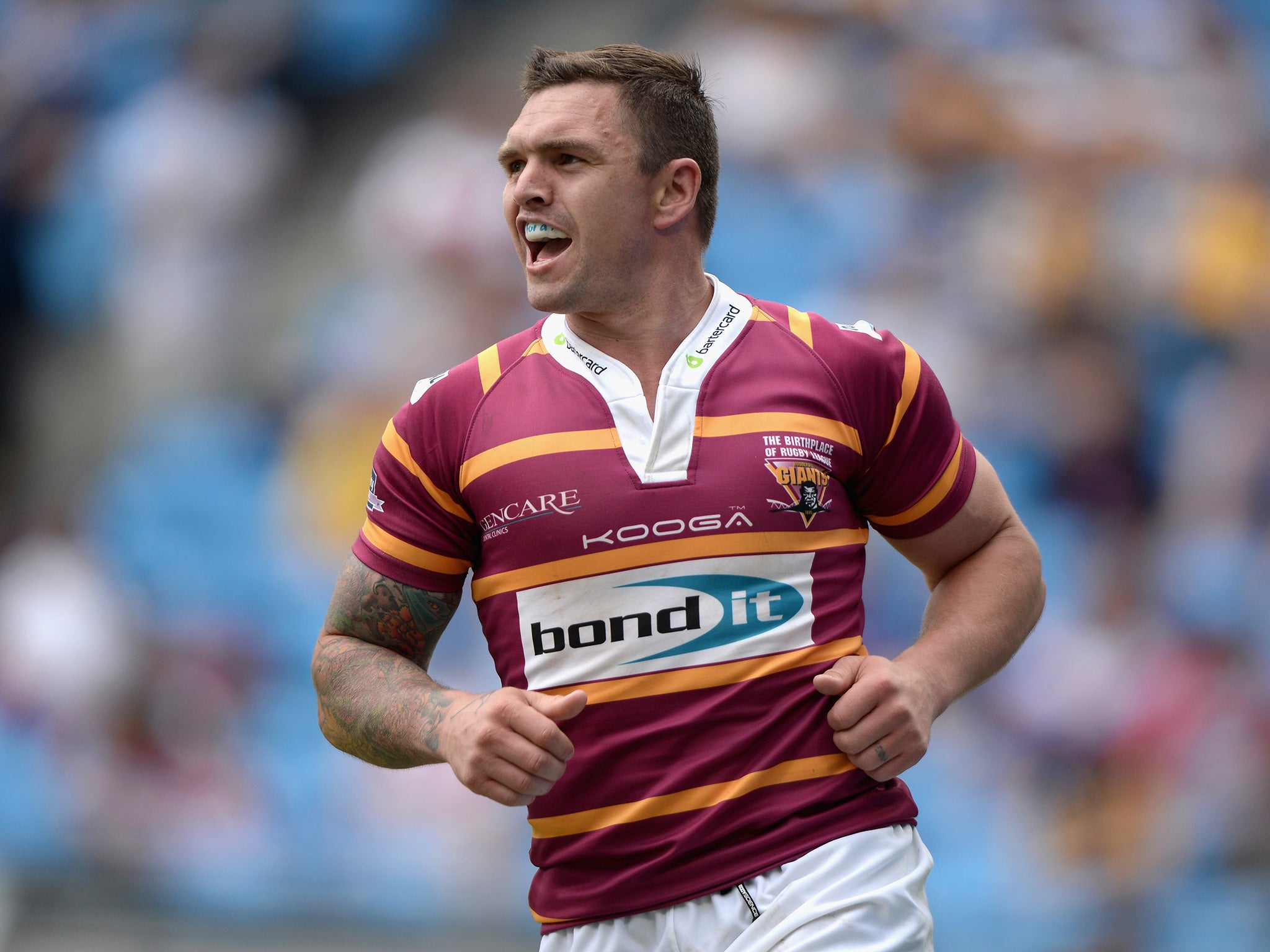 Huddersfield skipper Danny Brough supplied a rare touch of class to proceedings
