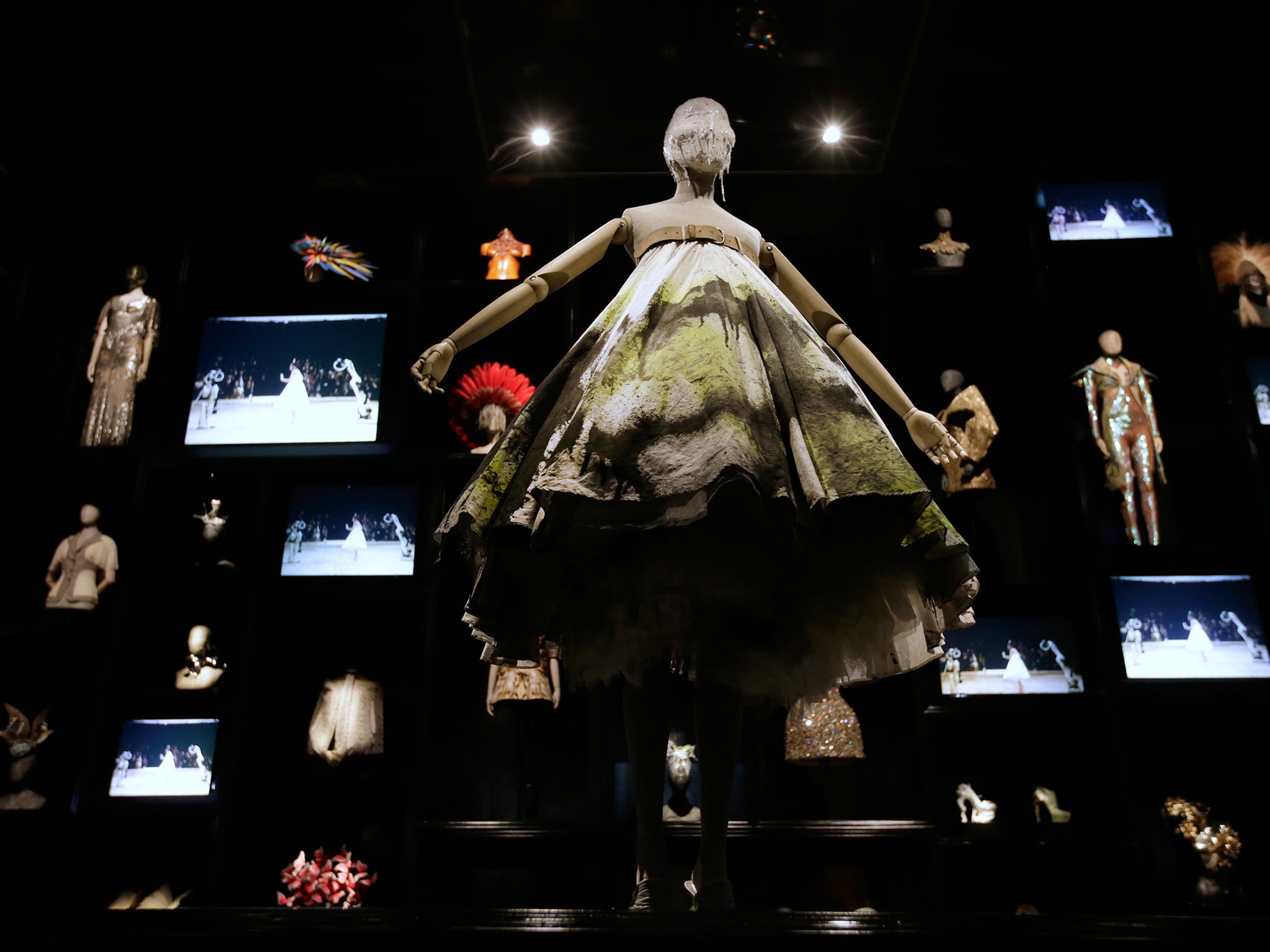A dress from the 2008 Alexander McQueen show