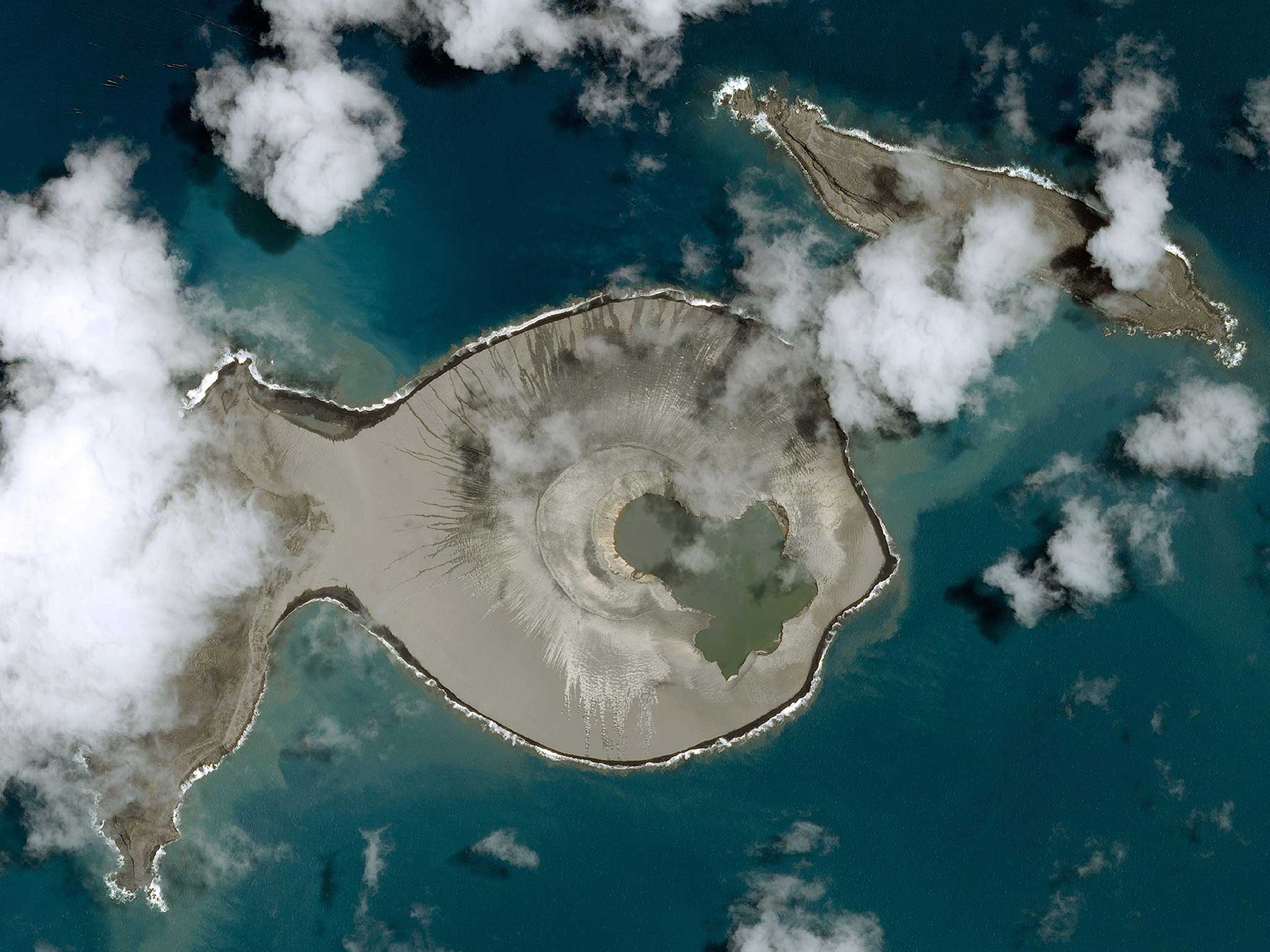 A new island has been formed