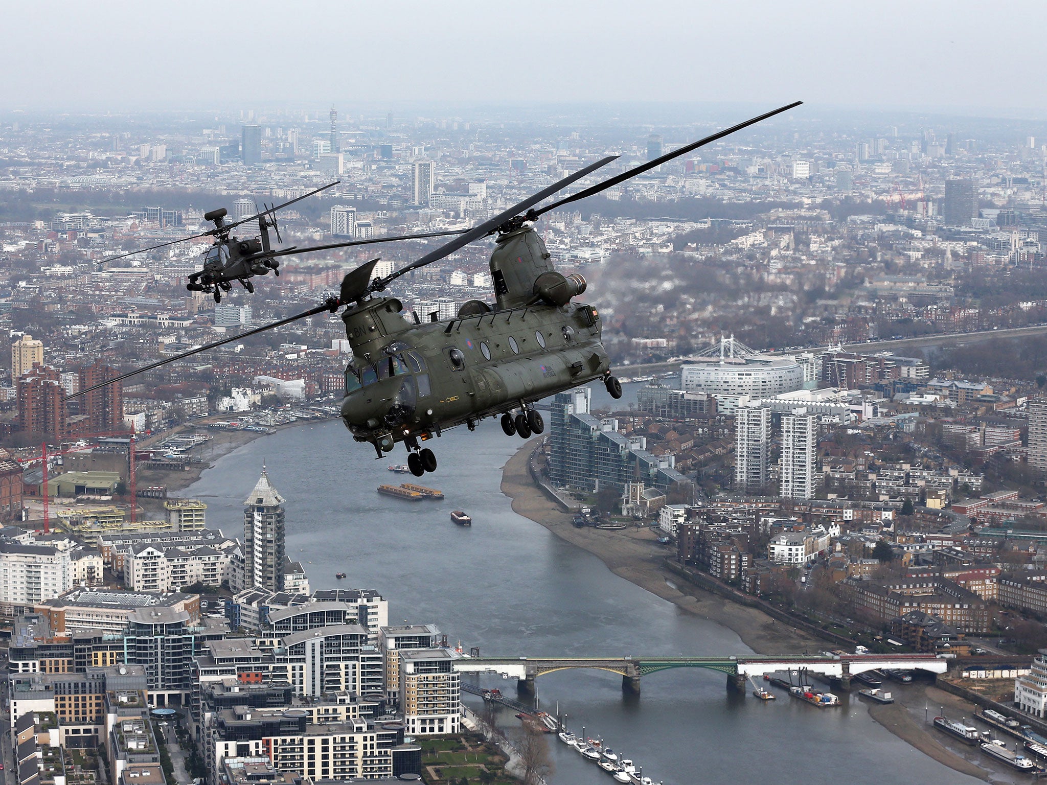 Three Chinooks are helping efforts in Nepal