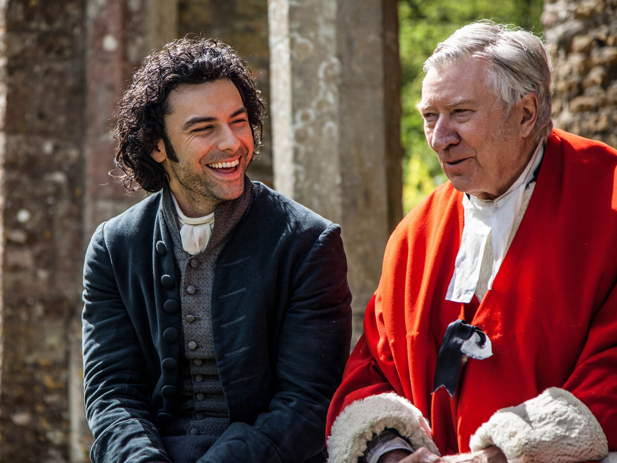 Ross Poldark and Reverend Halse