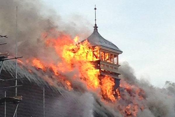 A large fire has broken out in London's historic Battersea Arts Centre